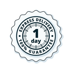 One Day Express Delivery illustration