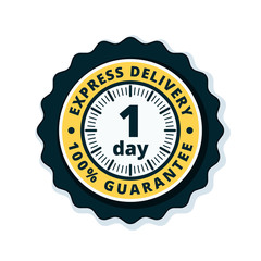 One Day Express Delivery illustration