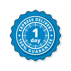 One Day Express Delivery illustration