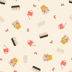 Spring seamless pattern © Nataliya Dolotko