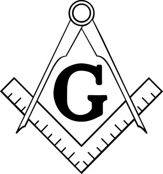 Freemasonry Ruler and Compasses