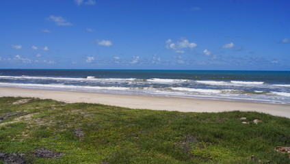 Fototapeta na wymiar A beautiful view on Sabiaguaba beach