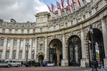 London, UK, 30 October 2012: Buckingham Palace Road