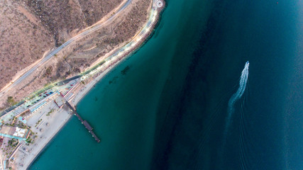Aerial shots from La Paz bay, Baja California Sur, Mexico. - 200470781
