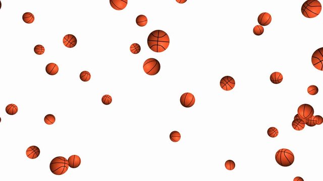 Basketball - seamless looping, alpha channels and 4K
