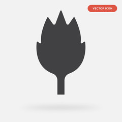icon isolated on grey background, in black, vector icon illustration