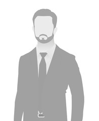Default placeholder businessman half-length portr