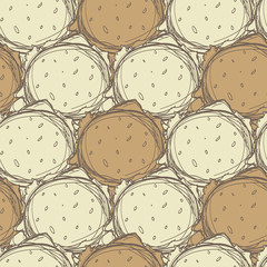 pattern fast food hamburger drawing graphic background objects 