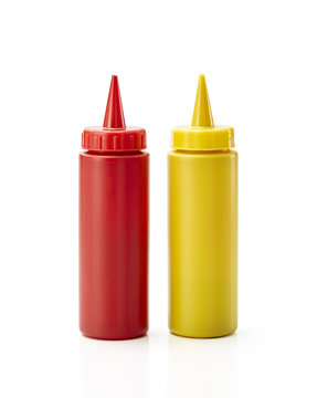 ketchup and mustard
