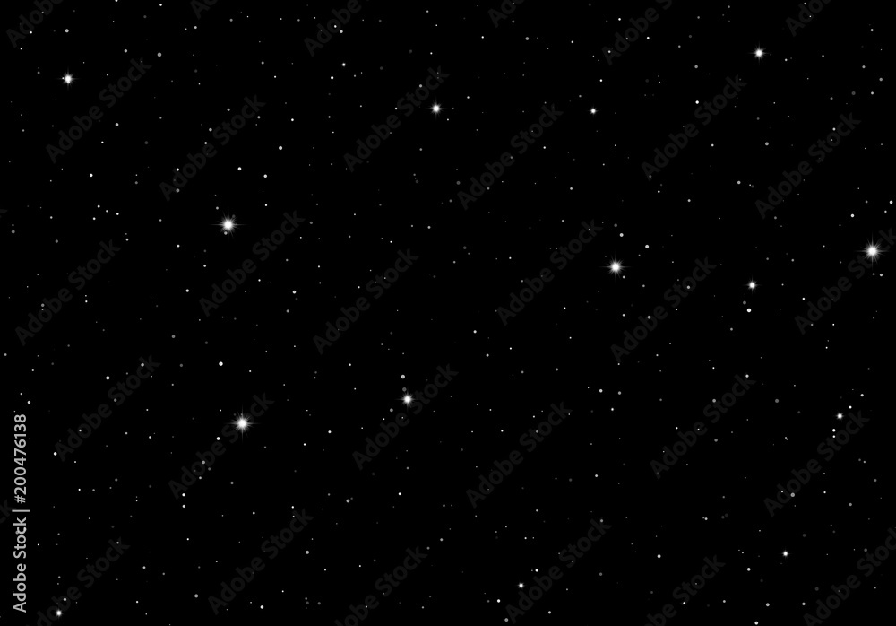 Aufkleber Abstract background with stars for template or design element
