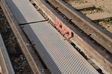 view above of railway in Thailand