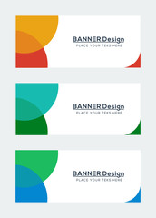 Business Banner Background for Web, vector illustration