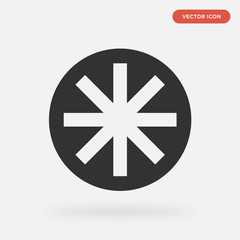 icon isolated on grey background, in black, vector icon illustration
