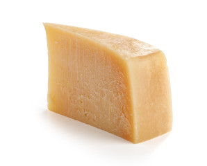 Slice of parmesan cheese