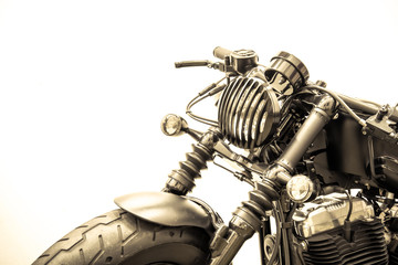 vintage Motorcycle detail,vintage tone