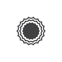 Fototapeta premium Sun star vector icon. filled flat sign for mobile concept and web design. Solar simple solid icon. Symbol, logo illustration. Pixel perfect vector graphics
