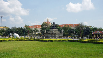 Fototapeta na wymiar phnom penh landmark