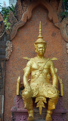 Obraz premium wat phnom temple complex