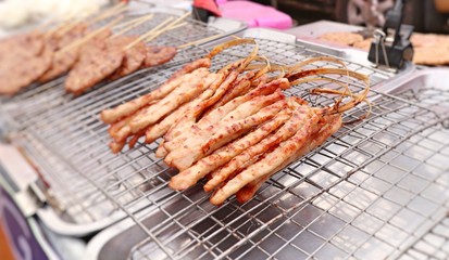 pork roast on street food