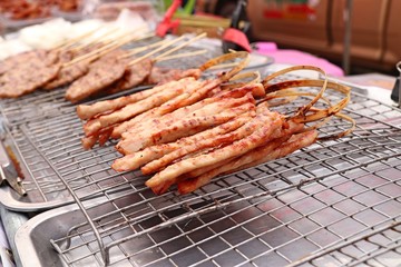 pork roast on street food