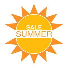 Summer Sale label