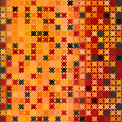 Glowing abstract pattern. Seamless vector