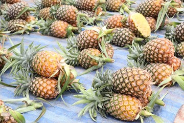 pineapple at street food