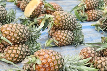 pineapple at street food