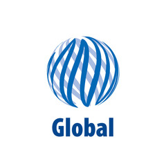 vector logo globe