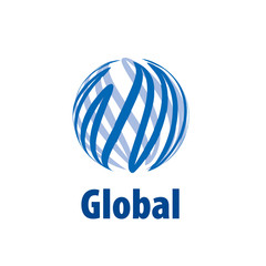vector logo globe