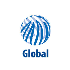 vector logo globe
