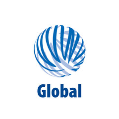 vector logo globe