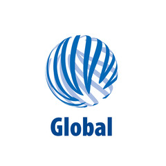 vector logo globe