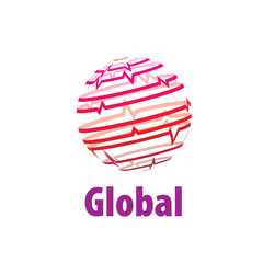 vector logo globe