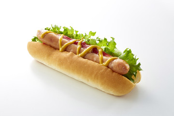 ホットドッグ　(hot dog)