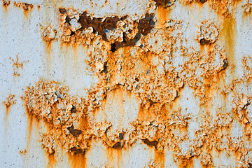 Rusty metal texture with streaks