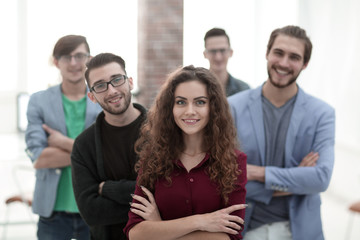 closeup.creative business team.