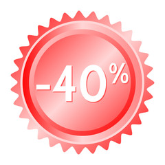 Bouton Soldes -40% v2