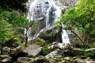 Khlong Lan Waterfall in Kamphaeng Phet province in Thailand