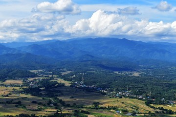 moutain landscape for background