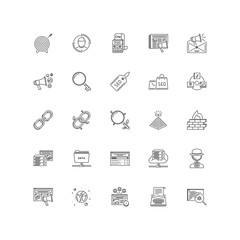 seo outline icons 25
