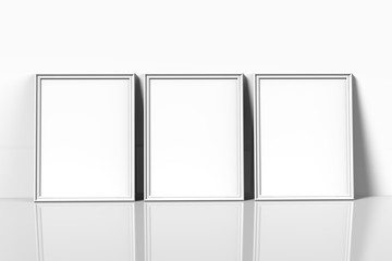 White picture frames