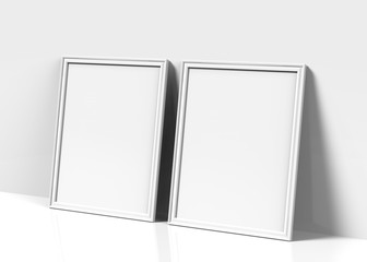 White picture frame