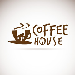 coffee house logo concept - vector