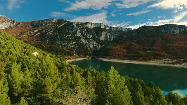 VUE DE DRONE GORGE DU VERDON