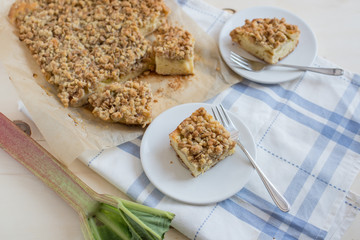 Rhabarber Kuchen 