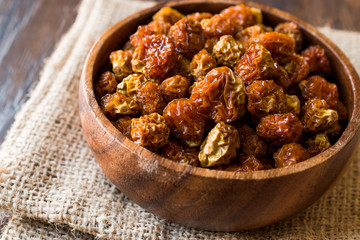 Sun Dried Physalis or Sour Taste Dry Cape Gooseberries / Goldenberries.