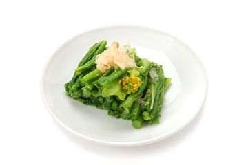 野沢菜のお浸し