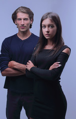 closeup.upset young couple.