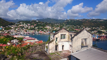 Panoramic view fort george grenada